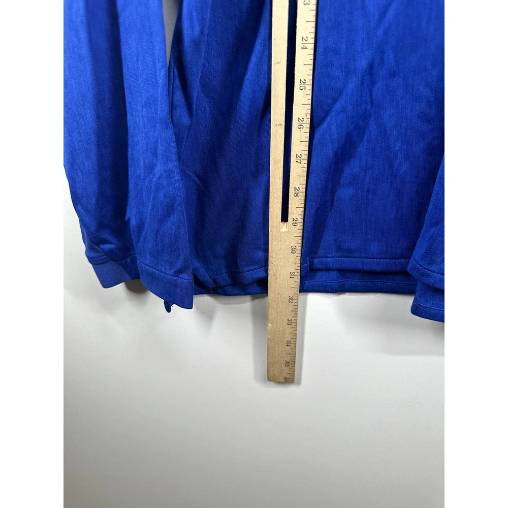 Nike New York Giants NFL Dri-FIT Quarter Zip Pullover Blue Mens XXL 906831-495